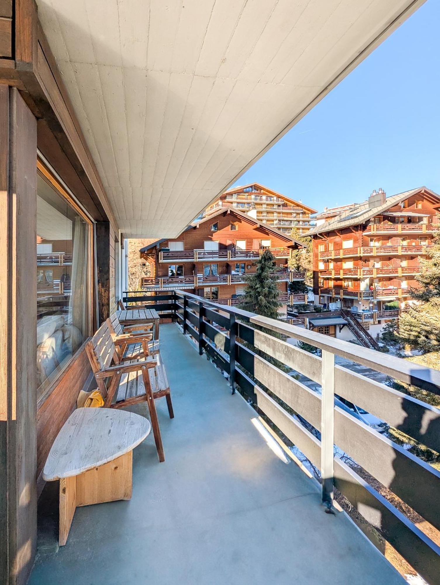 Center Of Nendaz ! Apartment 3 Rooms With Balcony Kültér fotó