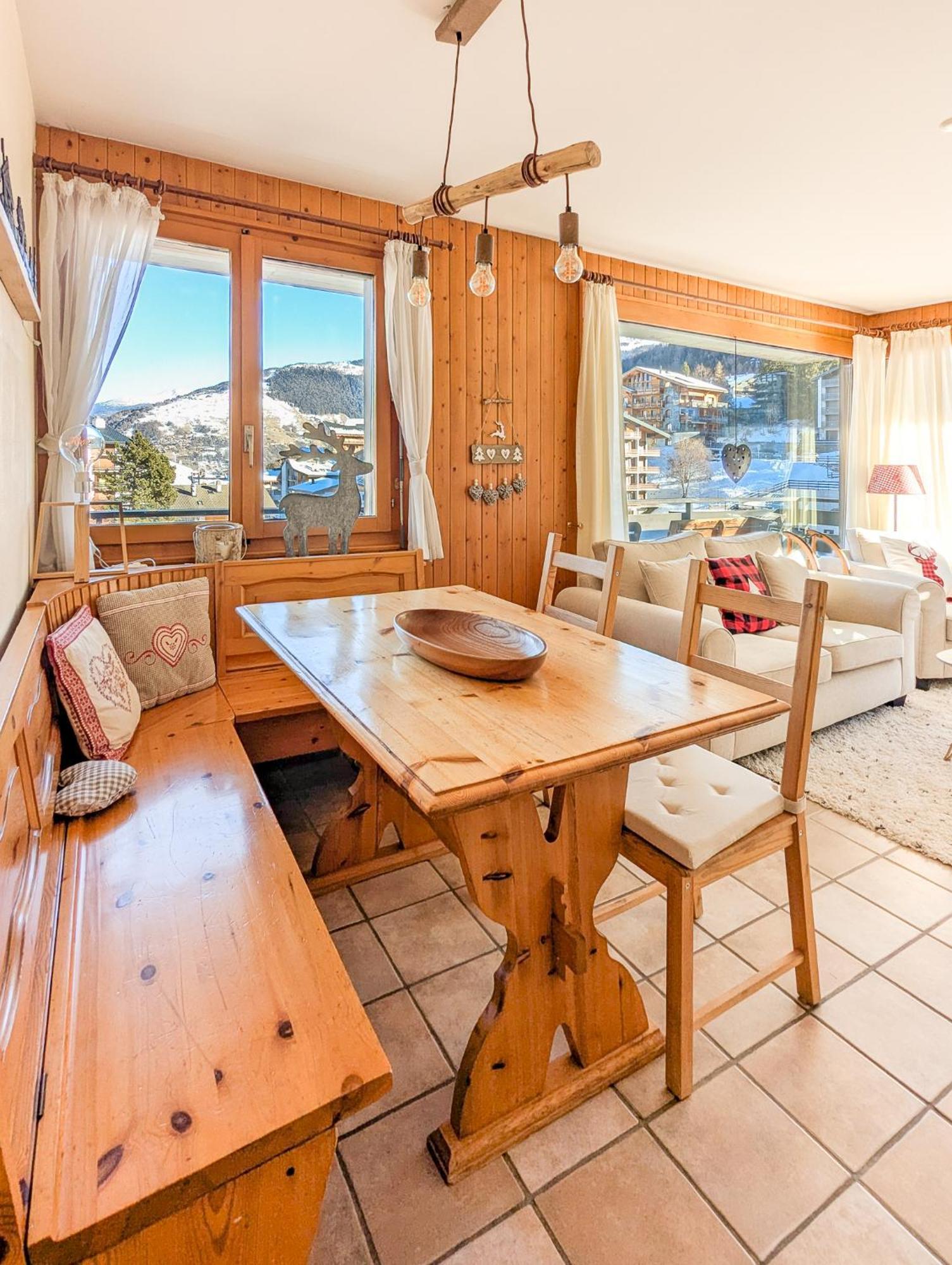 Center Of Nendaz ! Apartment 3 Rooms With Balcony Kültér fotó
