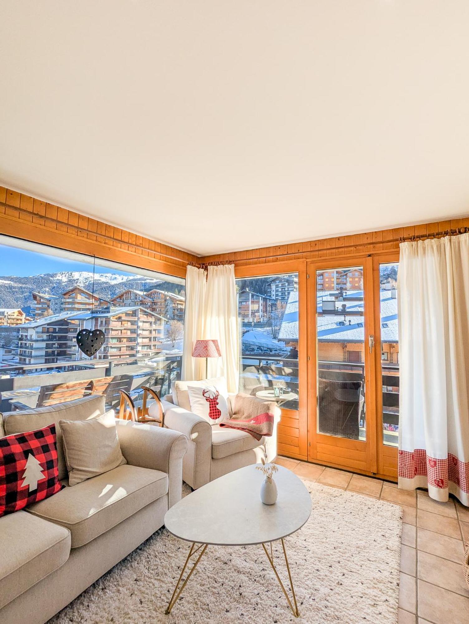Center Of Nendaz ! Apartment 3 Rooms With Balcony Kültér fotó